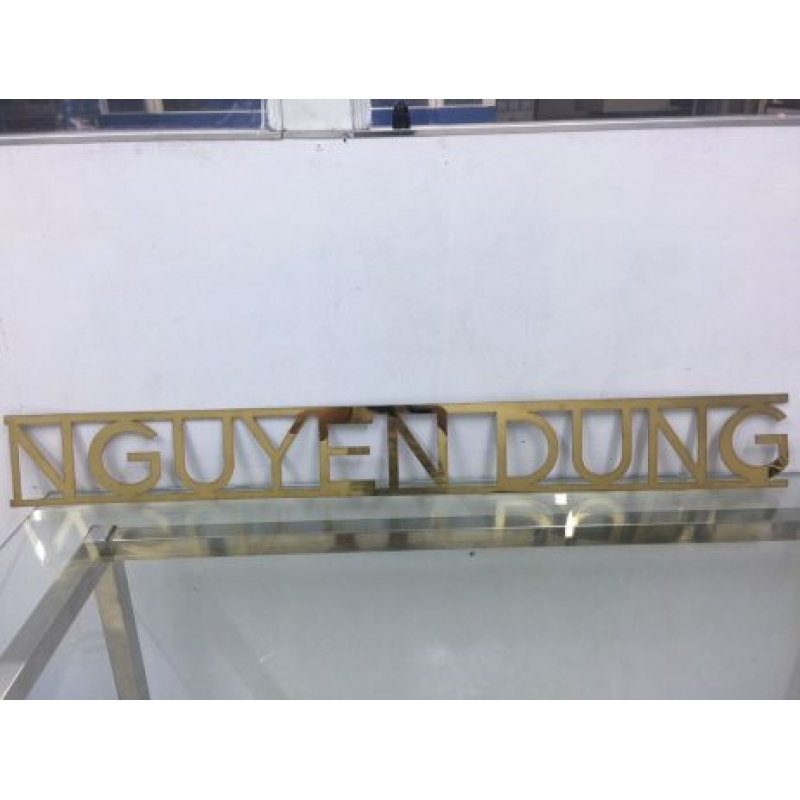 GIA CÔNG CẮT LASER CHỮ QUẢNG CÁO